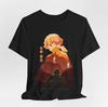 Zenitsu Silhouette Tee, Demon Slayer Anime Shirt, Japanese Art Top, Manga Fan