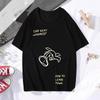 Car Seat Music Band Headrest Classic Cotton Tshirt Unisex DMN  Short Sleeves Tee Summer Casual Crew Neck Black TShirt Oversized