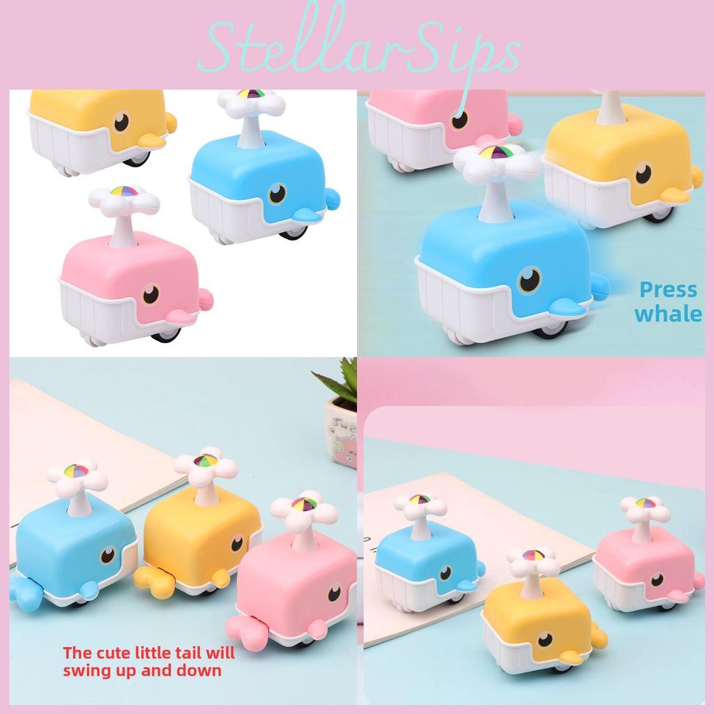 Baby Whale Animal Push Car Inertia Slide Play Vehicle For Kids