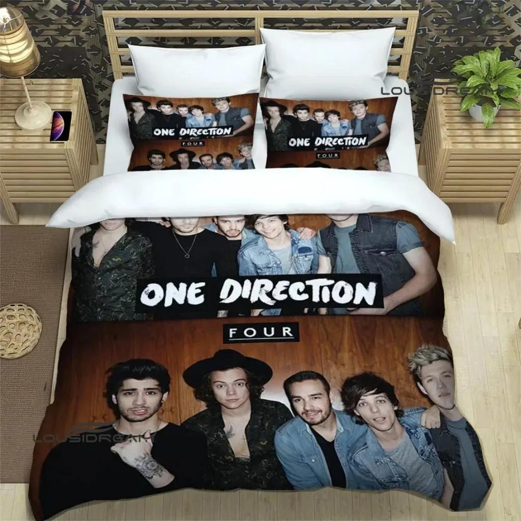 Comforter One Direction Rock Band Bedding Set For Bedroom Soft Modern S Comefortable Kids And