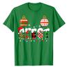 Funny Couples Christmas Chestnuts Adult Matching T-Shirt Xmas Costumes for Couples His and Her Girlfriends Boyfriends
