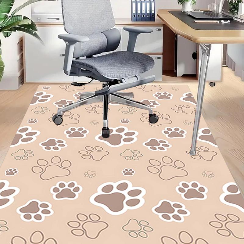 1PC Paw prints Anti-slip carpet, suitable for Office, bedroomand playrooms. It can also be used as a sofa footrest cover-W71
