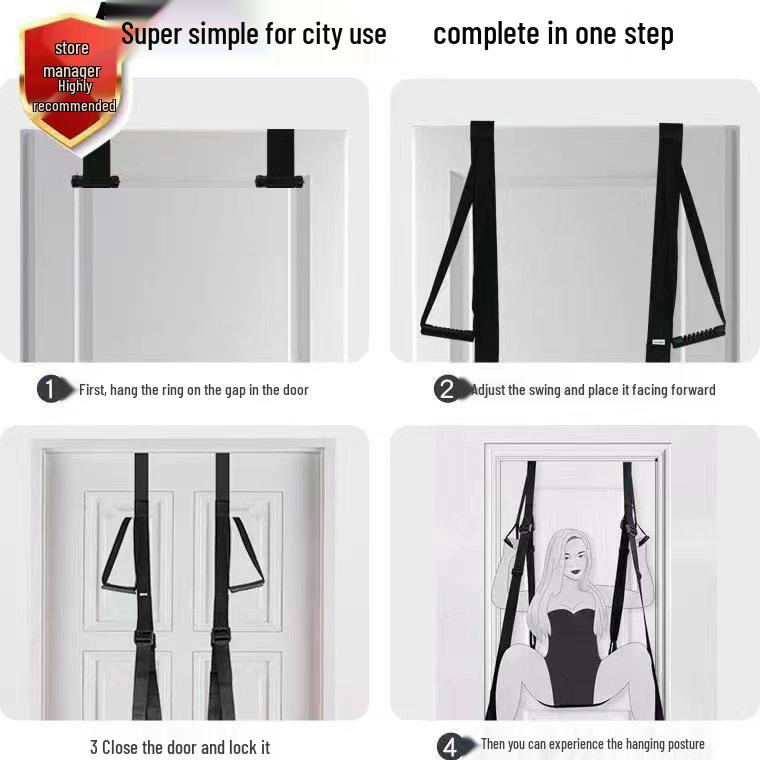 Leather Plush Door Cushion Swing - Adult Fun Alternative Toy