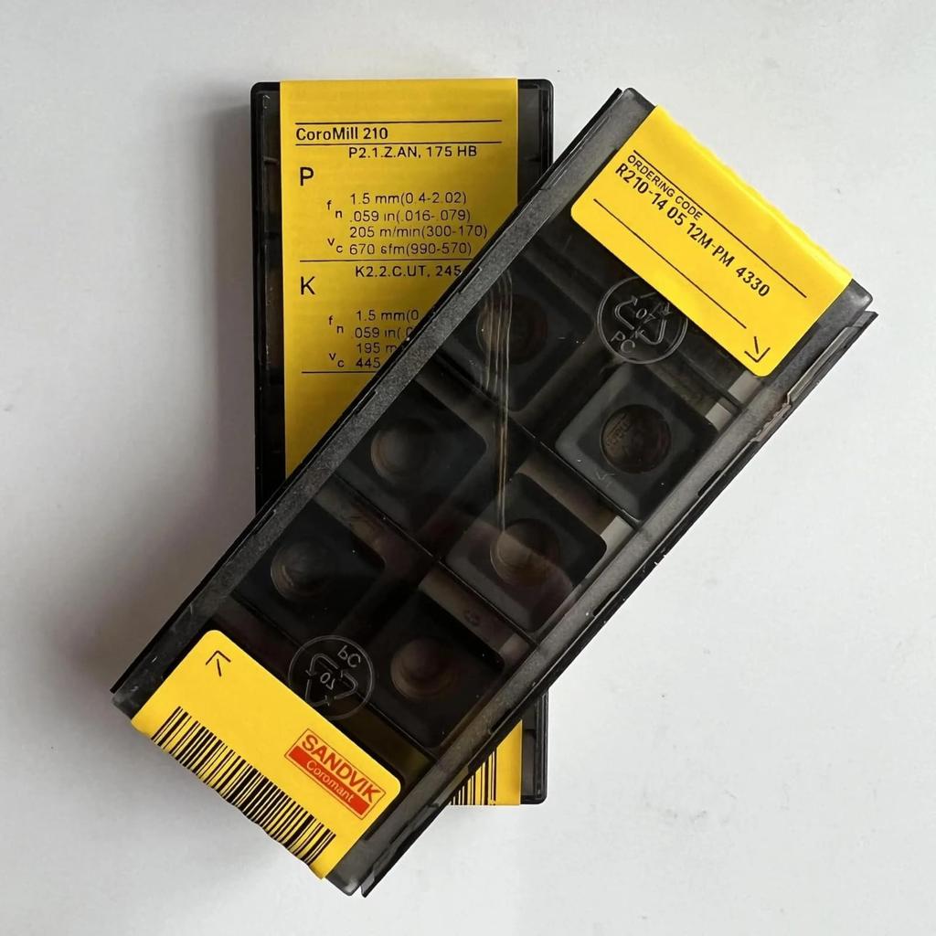 Original Sandvik / R210-140512M-PM 4330 / CNC lathe carbide blade 10 PCS