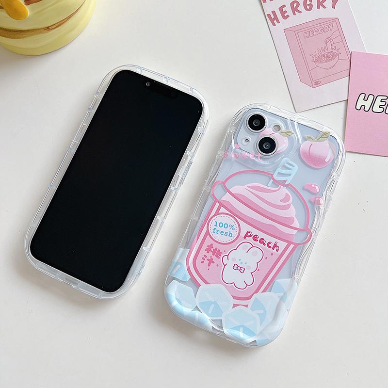 Cute Bear Soft TPU Case For IPhone 15 Infinix Tecno Spark Redmi Note 12 Note 11 Pro Samsung S23 Ultra S24 A53 A52 Realme C53 C55 OPPO Vivo Cover
