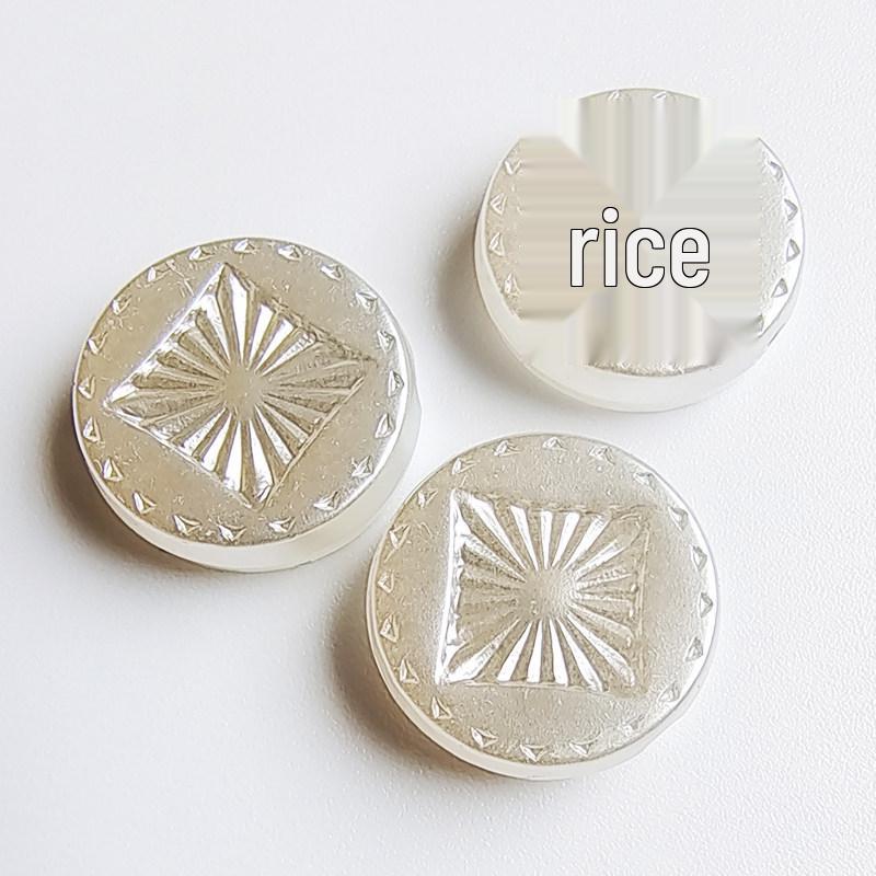 Gold Painted Acrylic High Gloss Round Flat Beads for DIY Jewelry Making