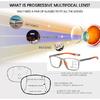 TR90 Bifocal Progressive Reading Glasses Flexible Sport Multifocal discoloration