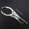 50mm-110mm Automotive Oil Filter Extractor Locking Pliers Carbon Steel Adjustable Oil Filter Wrench Manual Wrench Removal Tools