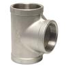 Stainless Steel Threaded Tee 1 1/2 Inch V4A 90 Degrees