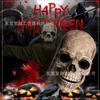 Lebka Rytíř Duch Jack Klaun Maska s Otevíracími Ústy Halloweenská Hororová Pokrývka Hlavy