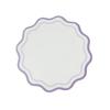 Faux Leather Scalloped Placemat Heat-Resistant Non-slip Heat Insulation Waterproof Dining Table
