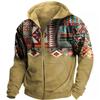Felpa con cappuccio da uomo a blocchi di colore con stampe grafiche Felpe Felpa Streetwear Designer Etnica Casual Manica Lunga con Cappuccio