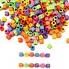 50pcs 7x7mm Acrylic Cubes Constellation Beads For DIY Jewelry Making Necklace Bracelet
