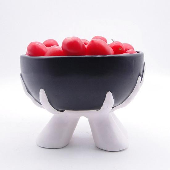 Keramická mísa na ovoce Mísa na sušené ovoce Servírovací talíř do kuchyně jídelny Opakovaně použitelná nádoba na skladování svačin