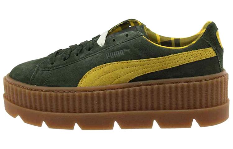 PUMA Cleated Creeper Rihanna Fenty Suede Green Women s 366268-01 38