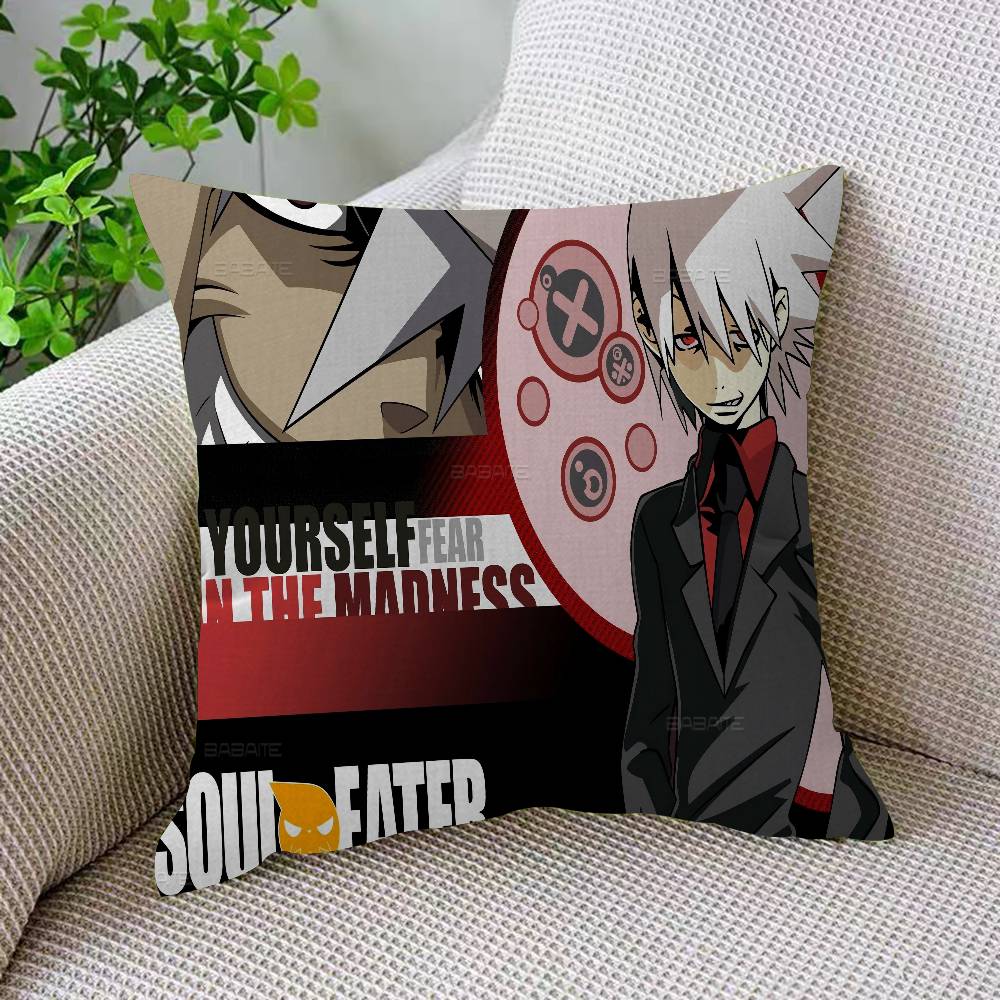 SOUL E-EATER Game Anime Personalized Picture Text Home Decorative Pillows Household Gifts 45x45cm