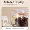 New Transparent Seasoning Box Multi Grid Multi-function Seasoning Jar Storage Jar Glutamate Pepper Storage