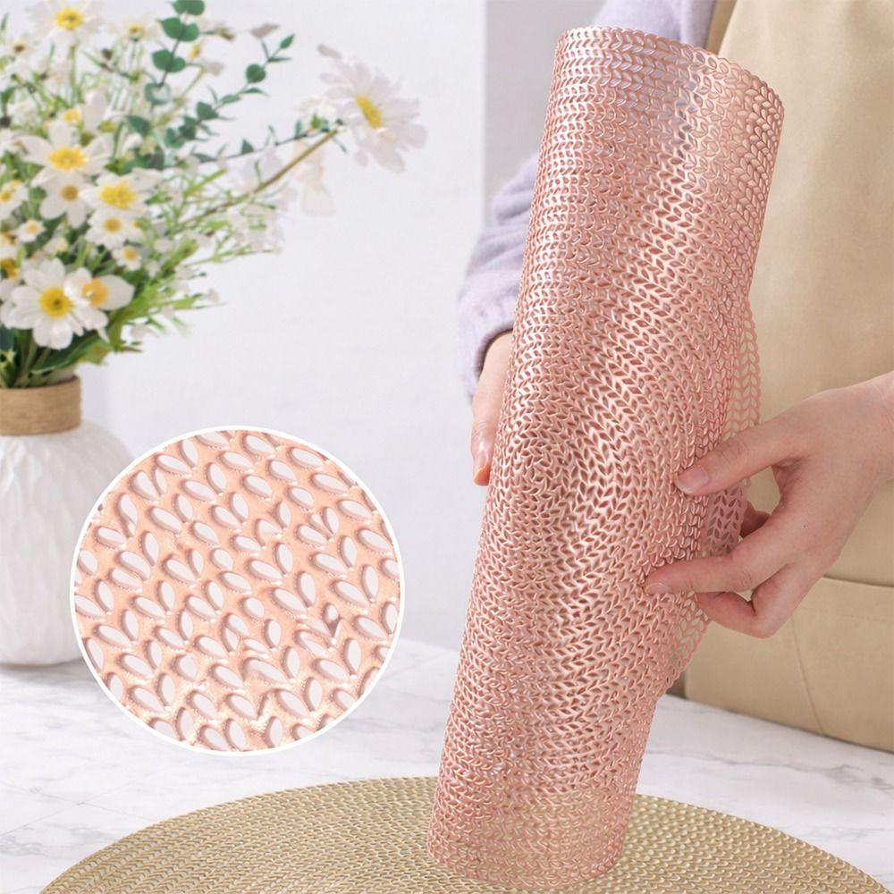 Multicolor Table Placemat PVC Non-slip Heat Insulation Pad Table Protection Round Dinner Table Decorative Mat Restaurant