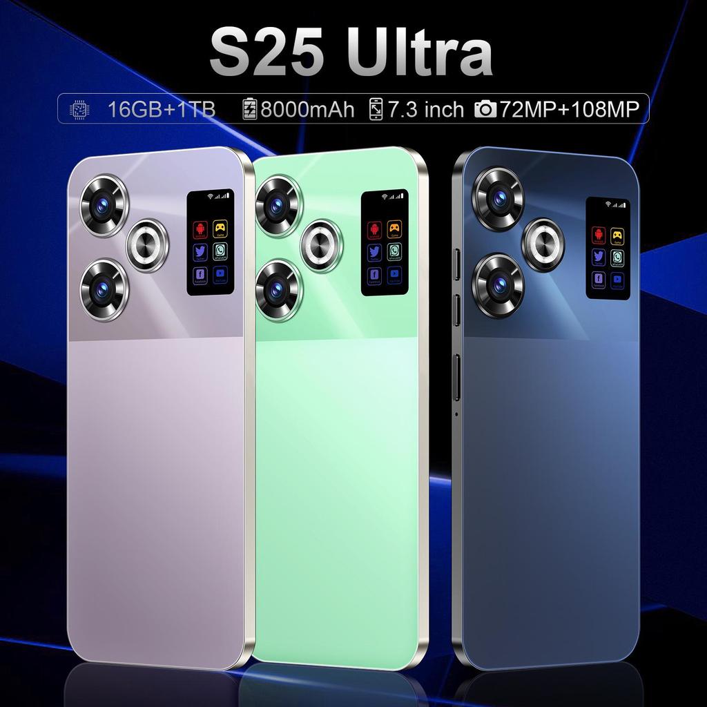 S25 Ultra Android 5G Smartphone: 6.6" Large Screen, 2+16GB Memory