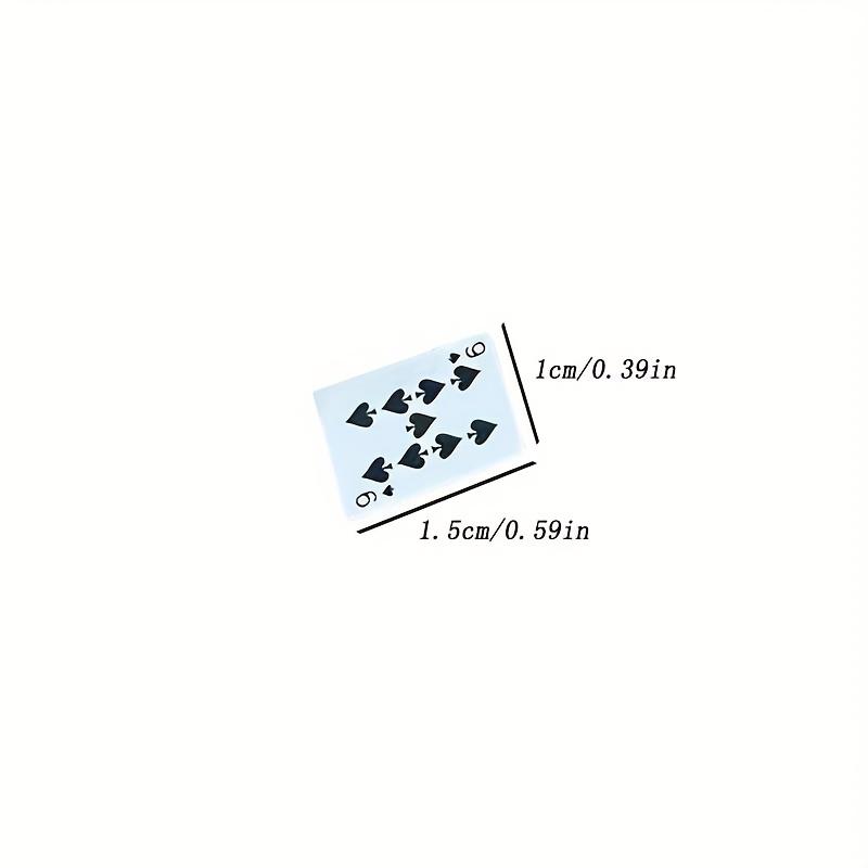 2pcs a deck of playing cards and a set of chips, paper thin poker, table game poker, magic poker props