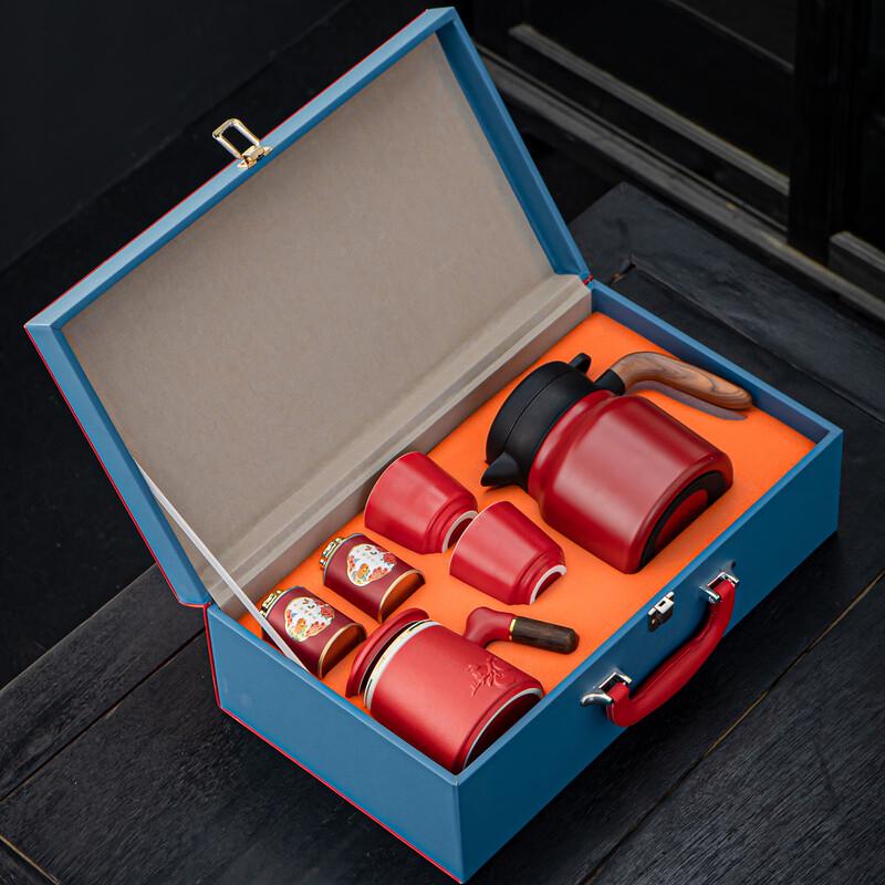 Ceramic Stewed Teapot & Teacup Gift Set