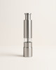 Kitchen Stainless Steel Manual Thumb Push Salt Spice Sauce Grinder Pepper Mill