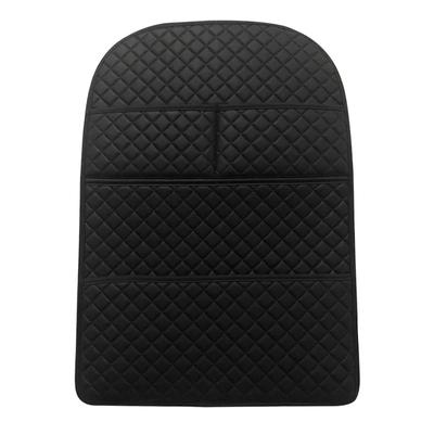 Auto-Anti-Kick-Pad mit Organizer-Tasche, Leder, universelle Sitzlehnen-Schutzhülle, wasserdichte Trittmatten für Kinder auf dem Rücksitz
