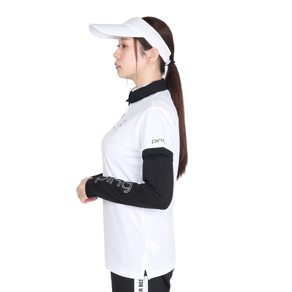 Ping Apparel Women's Layered Twin Set (Moisture-Wicking, Quick-Drying, UV Protection) / Golf / 622-5160200 030_White L