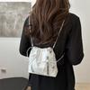 Fashionable Summer Mini Shoulder Bag For Women In Stylish Black White Red And Silver