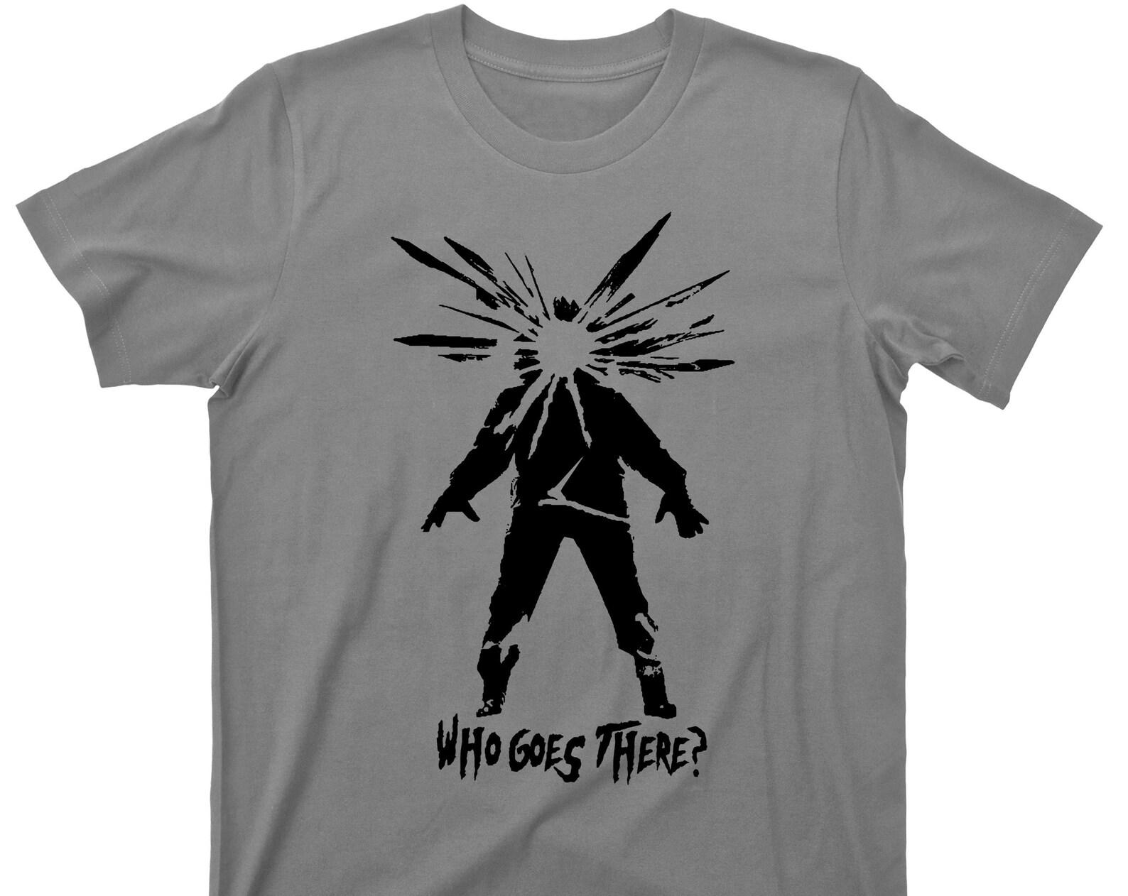 Who Goes There? T Shirt - The Thing Graphic TShirt S