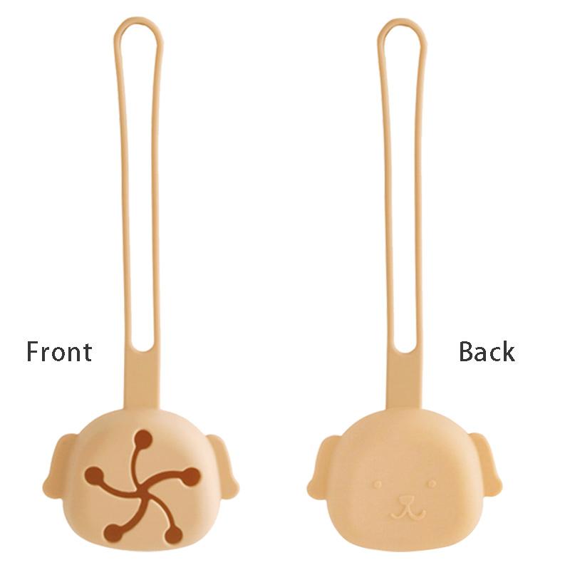 Silicone Nipple Storage Bag For Newborns Food Grade Personalized Kids Pacifier Holder Portable Bear Shape Nipple Case Attachment