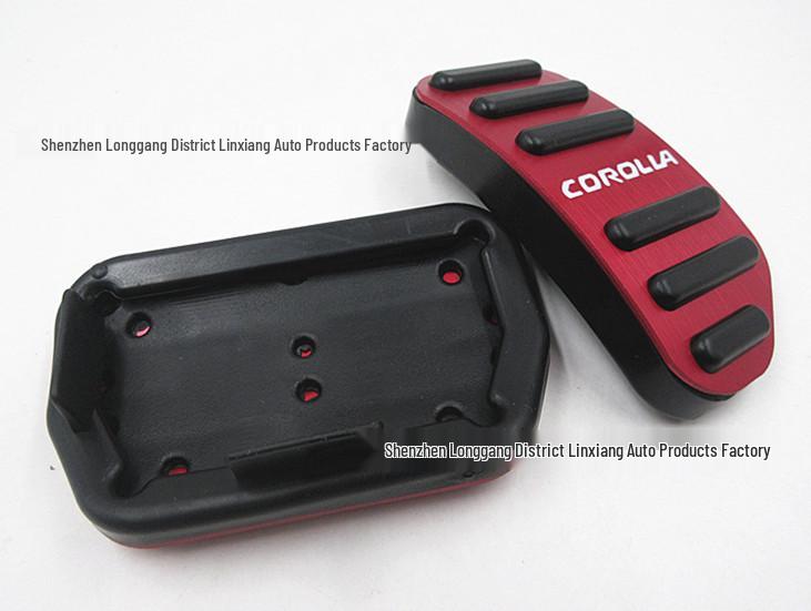 Non-Destructive Aluminum Pedals for 2014-2019 Corolla - Anti-Slip Brake & Accelerator