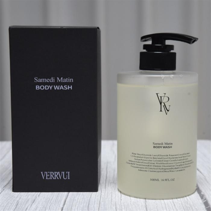 VERRVUI Konjac Scrub Body Wash Lavender Woody Scent 500ML (41335589)