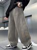Corduroy Fleece-Lined Pants for Boys - New Autumn/Winter 2025 Style, Straight-Leg, Casual.