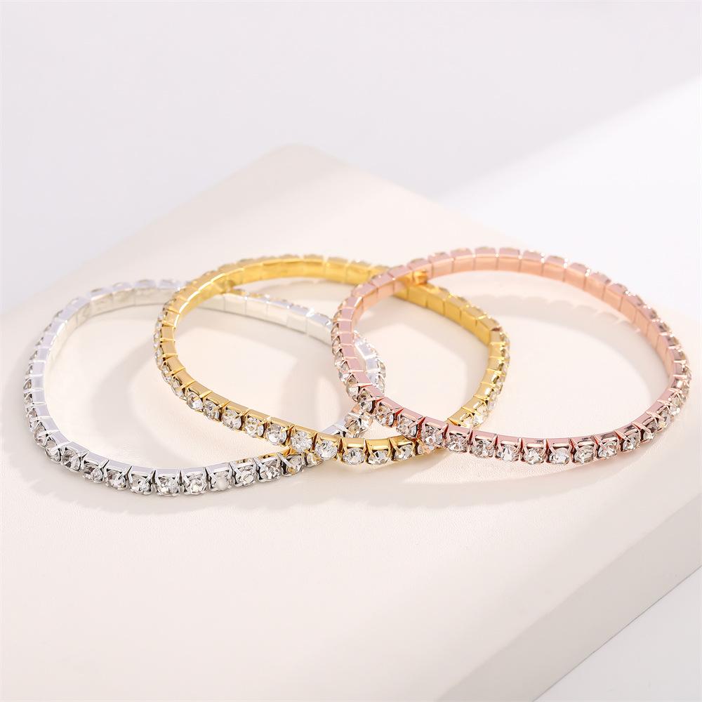 Rose Gold Luxury Zircon Micro-Inlaid Full Diamond Bracelet