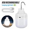 1-10pcs High Power LED Light Portable Outdoor Lamp USB Rechargeable Emergency Lamp Camping BBQ Lamp Search Light Emergency Bulb