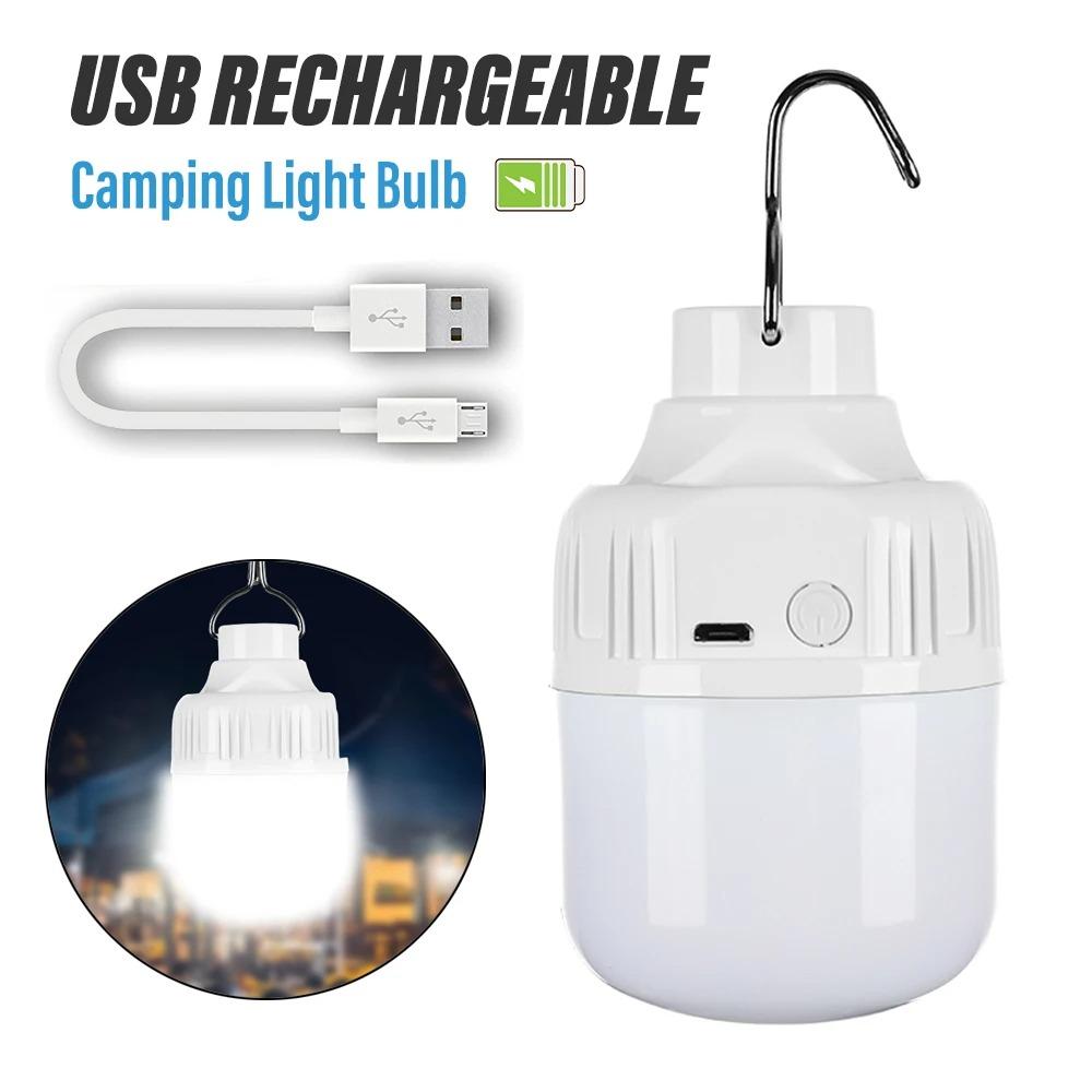 1-10pcs High Power LED Light Portable Outdoor Lamp USB Rechargeable Emergency Lamp Camping BBQ Lamp Search Light Emergency Bulb