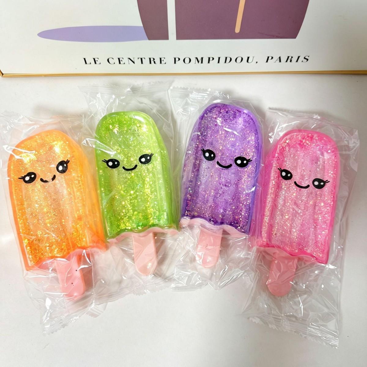 Gold Powder Maltose Ice Cream Squeeze Toy: Slow Rebound Decompression