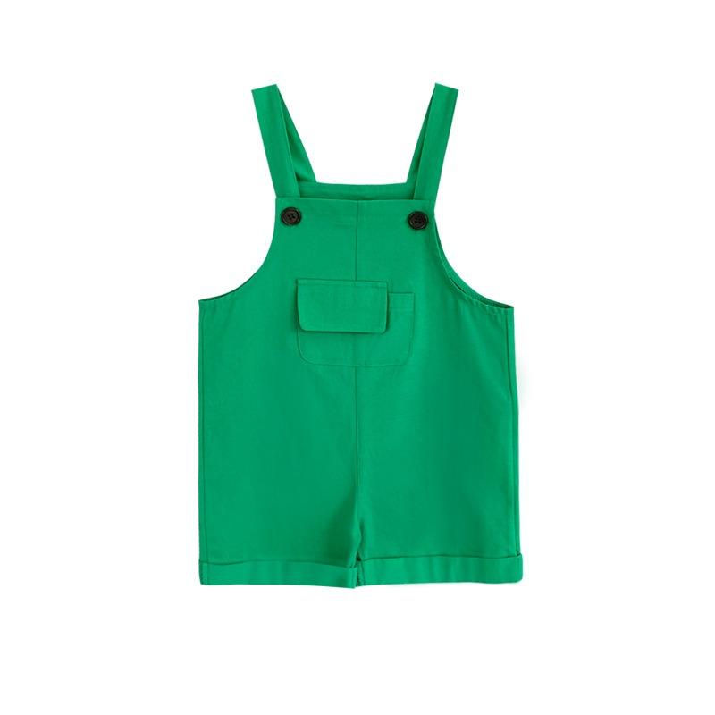 Tute colorate Hip Hop per bambini Pantaloncini con bretelle Salopette per bambine Tuta corta color caramella per bambini Pantaloni streetwear per ragazzi 130cm