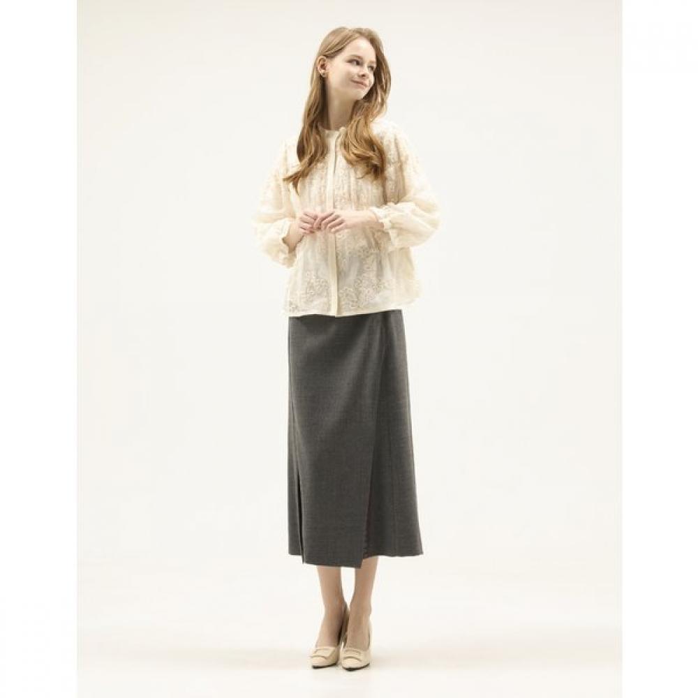 Son Jung Wan Flower Lace Frill Blouse Zdr6161161