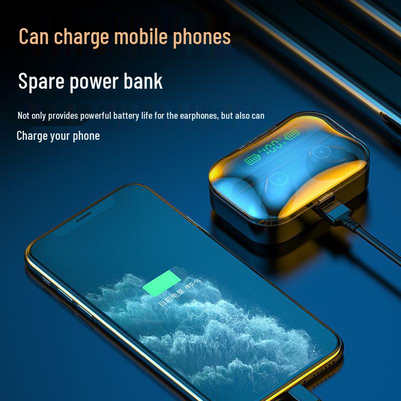 Wireless Bluetooth 5.4 Sport Earbuds, Dual In-Ear Mini Headphones Compatible with Huawei, OPPO, Apple, vivo