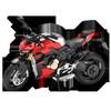 1:12 V4S Motorcycle Alloy Model Simulation Locomotive Ornament Children's Sound Light Toy Gift Sale