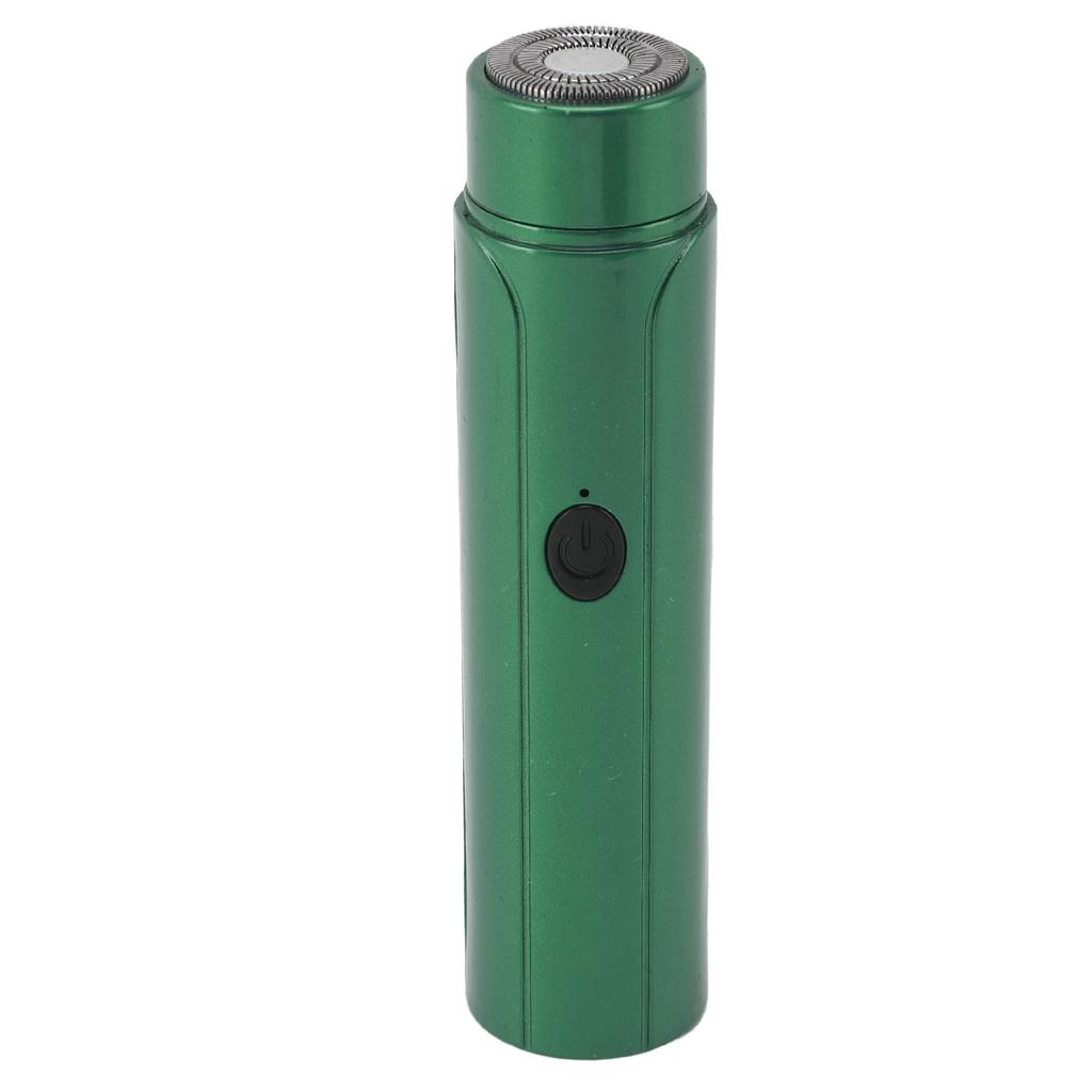 Electric Shaver High Efficiency Portable Rechargeable Electric Beard Trimmer and Shaver Green