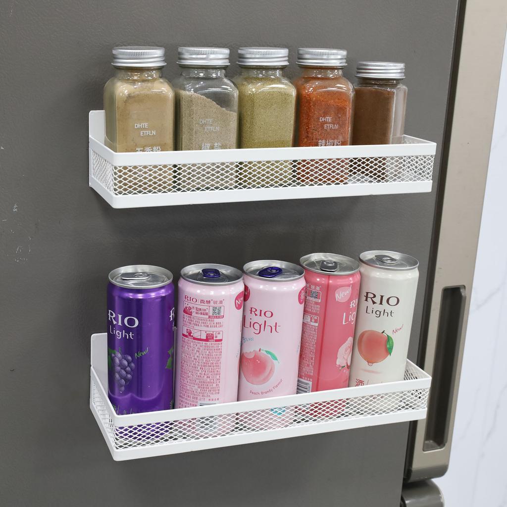 Non-punching Magnetic Refrigerator Rack Side Storage Kitchen Seasoning Multifunctional Side Seasoning Hanger