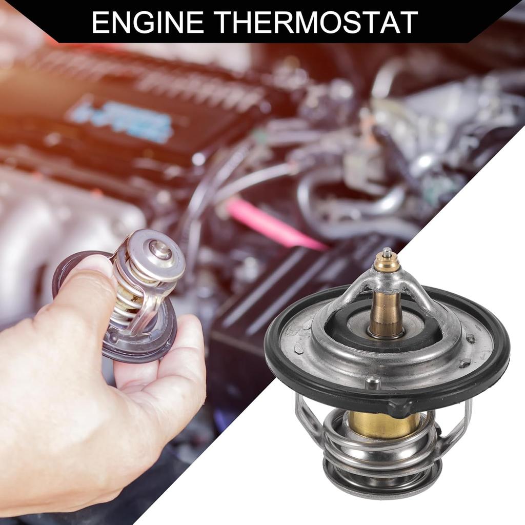 No.2550023010 Car Thermostat for Hyundai Elantra 1996-2012 for Kia Optima 2008-2015 / Inner Engine Coolant Thermostats/Durable Metal / 1 Pcs Silver