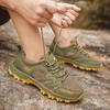 Spring and summer new large size sports shoes mesh shoes men's breathable outdoor hiking shoes travel shoes