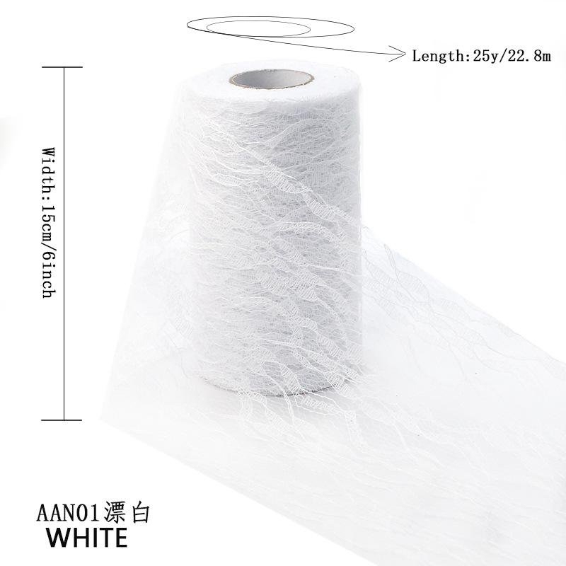 

15/30cm 25Yard Organza Fabric Wedding Decor Tulle Roll Tutu Skirt Girl Baby Shower Party Events Tulle Decoration Craft Gifts
