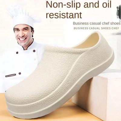 Nuovi Sandali Antiscivolo da Uomo, Scarpe da Chef Casual, Leggeri, Resistenti all'Usura, Impermeabili e Resistenti all'Olio