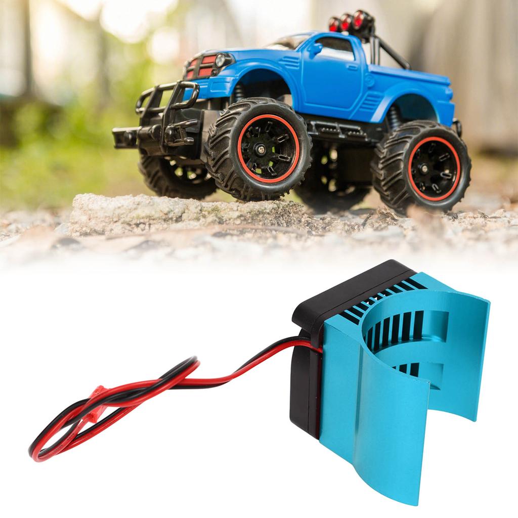 Motor Heat Sink Aluminum Alloy Stable Efficient Temperature Control Cooling Fan for 42mm Dia Motor 1Celsius8 RC   5V