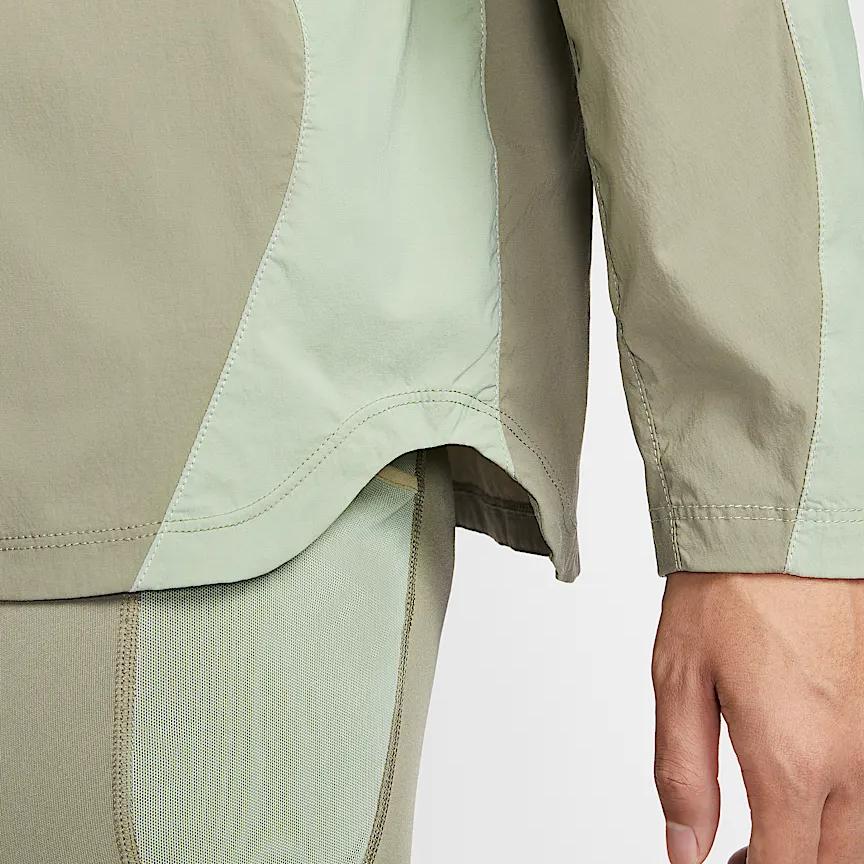 Nike Dri-FIT ADV Trail Fashion Versatile Quick-Dry Running Long Sleeve Jacket Men Jacket Light-Army-Green Horizon-Green Black HJ5080320